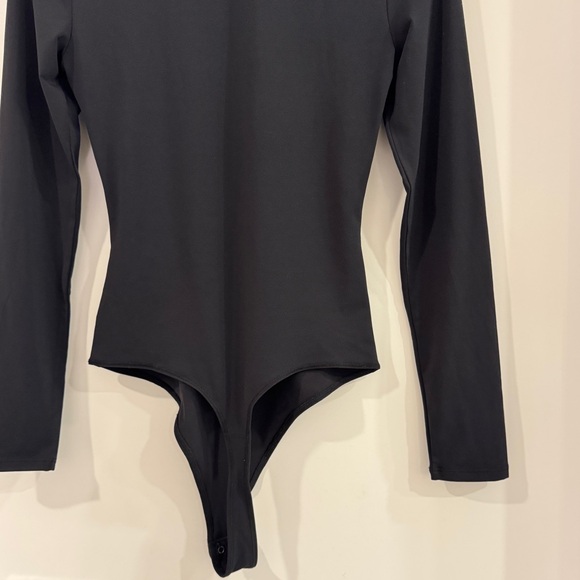 Abercrombie&Fitch Soft A&F Collection Black turtle neck bodysuit long sleeve Med - Picture 7 of 13